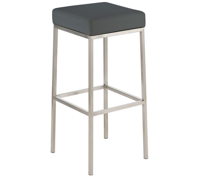 Tabouret De Bar Montreal 85 Gris/acier Inoxydable