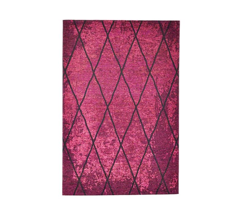 Tapis Graphique Et Brillant Fine Lines 50x80 Cm - Lilas
