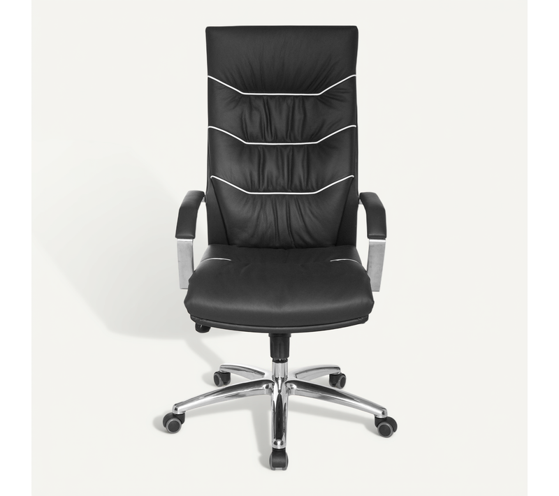 Design Chaise Bureau Chaise Exécutif Ergonomique Chaise De Pivotant Cuir Noir