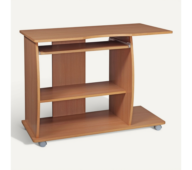 Table De Bureau 90x71x50 cm Hêtre Table PC Table D'ordinateur