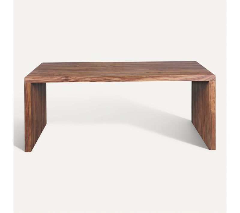 Bureau 180 Cm Table D’ordinateur Bois Massif Sheesham Table De Travail