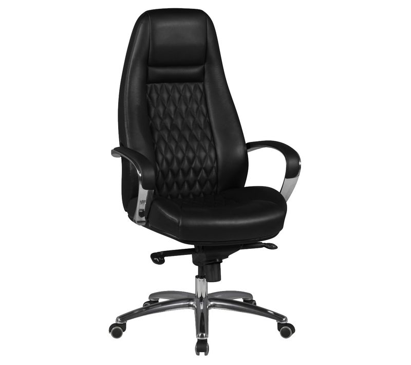 Design Chaise Bureau Chaise Exécutif Ergonomique Chaise De Pivotant Cuir Noir