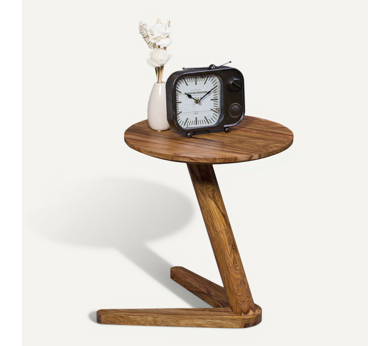 Table D'appoint Table D'appoint En Bois Massif Table De Salon Ronde Style Campagnard