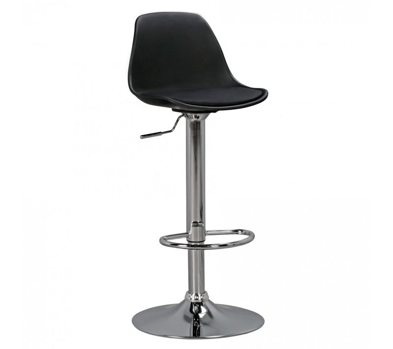 Tabouret De Bar Reglable Chaise De Bar Métal Tabouret Bistro Rembourrée