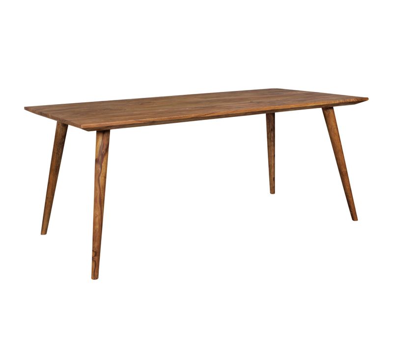 Table De Salle à Manger Bois Massif Sheesham Rectangulaire Grande 180 Cm