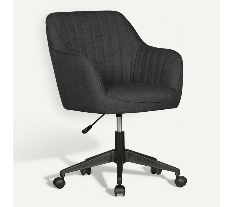 Chaise De Bureau 85 - 90 Cm Tissu Fauteuil Pivotant Chaise Coquille