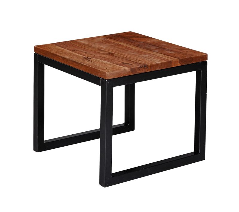 Table D'appoint 45x40x45 Cm Table De Salon En Bois Massif Table De Salon