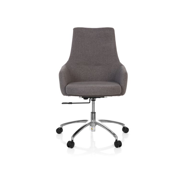 Chaise De Bureau Shake 100 Tissu Gris Foncé Accoudoirs Compris