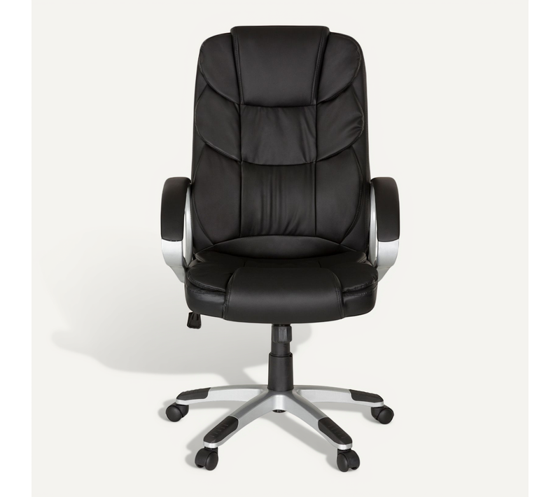 Siège De Direction Pour Bureau à Domicile Relax By155 Simili Noir Accoudoirs Compris