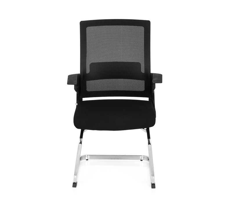 Chaises Cantilever Inventor V Tissu / Tissu Maille Noir Accoudoirs Compris