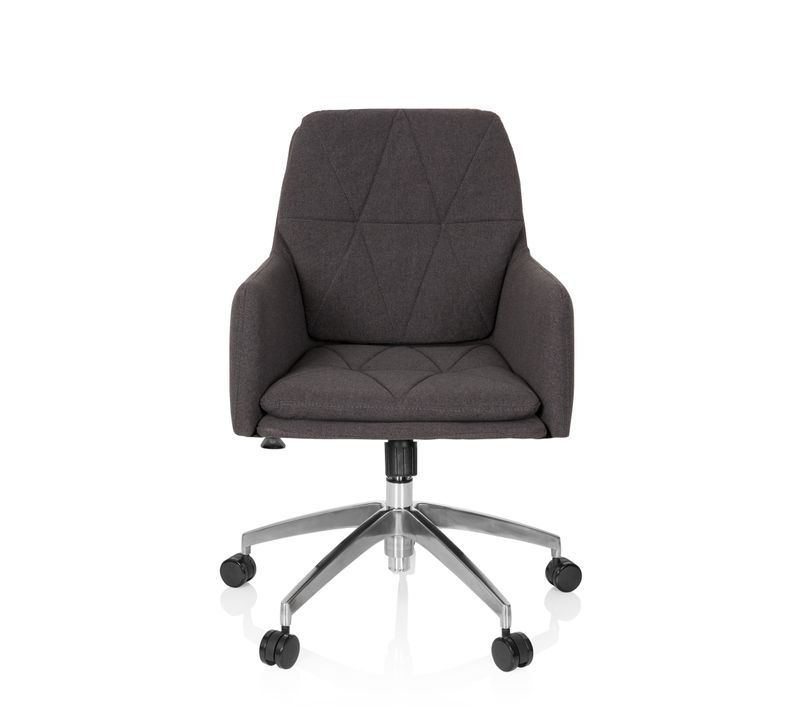 Chaise De Bureau Shake 350 Tissu Gris Foncé Accoudoirs Compris