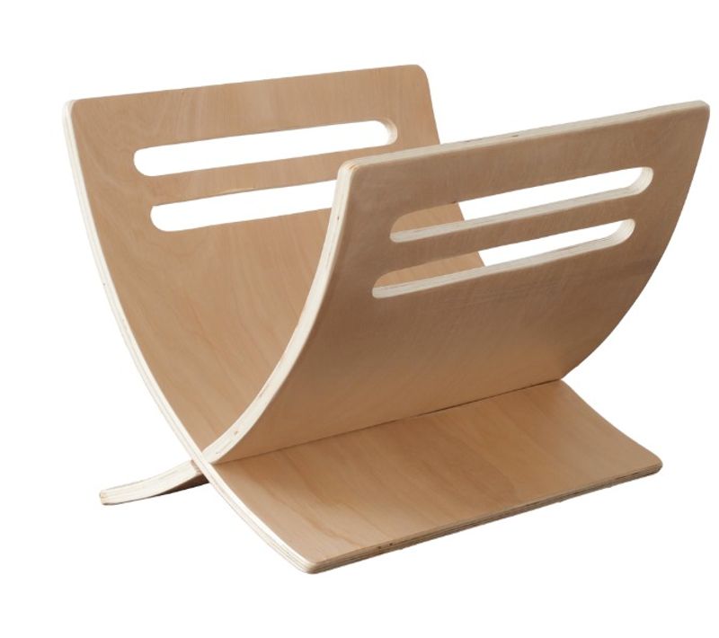 Porte Journaux En Bois Naturel