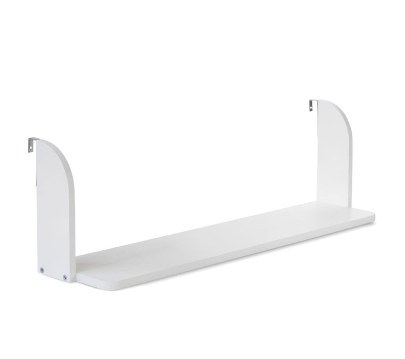 Etagère Suspendue Blanche En Bois 83cm à Fixer à Un Lit