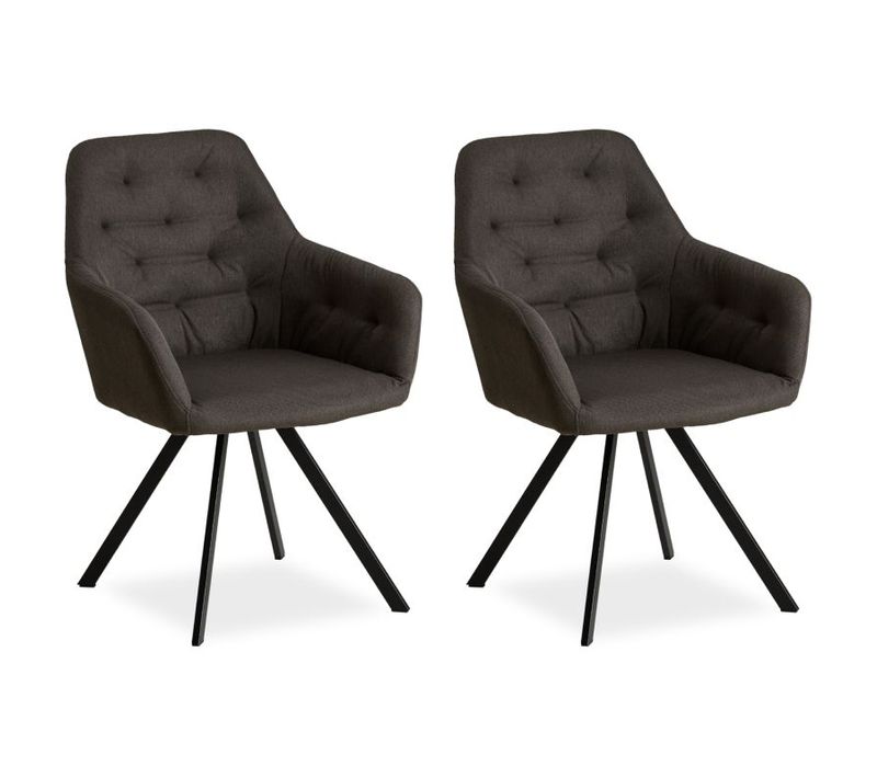 Ensemble De 2 Chaises De Salle à Manger Egg Au Design Moderne