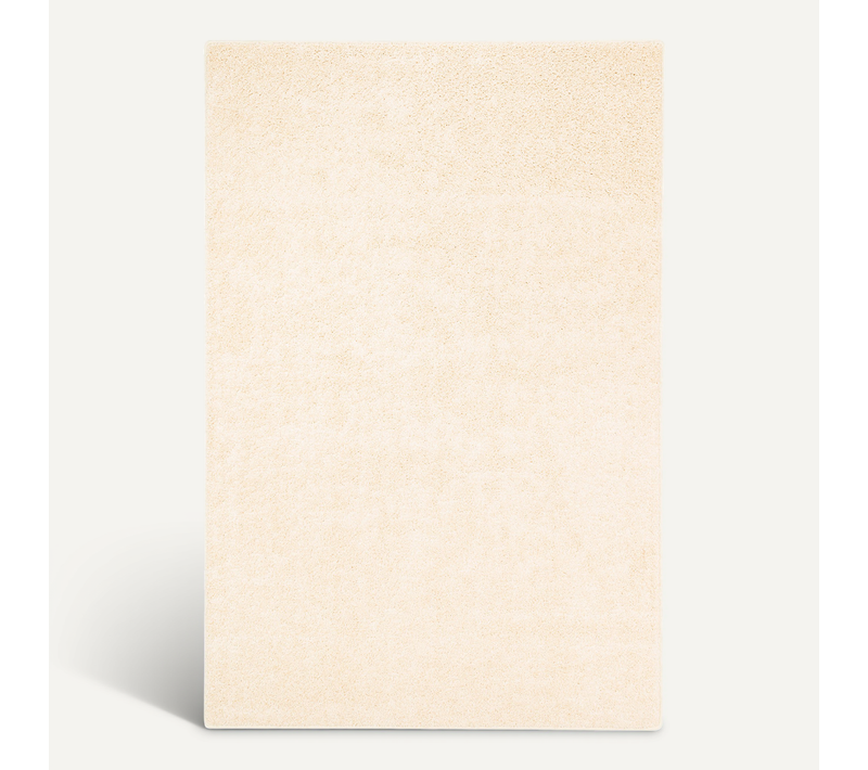 Tapis à Poils Longs Mona 160x160cm Crème