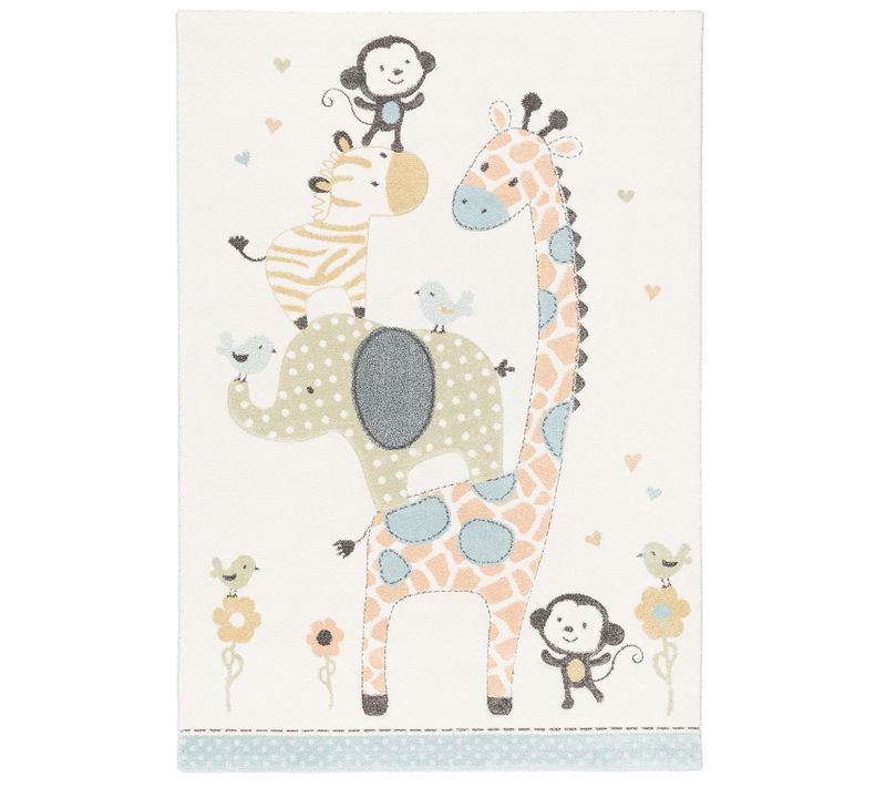 Tapis Maui Kids Pour Enfants Safari Animaux 160x230cm