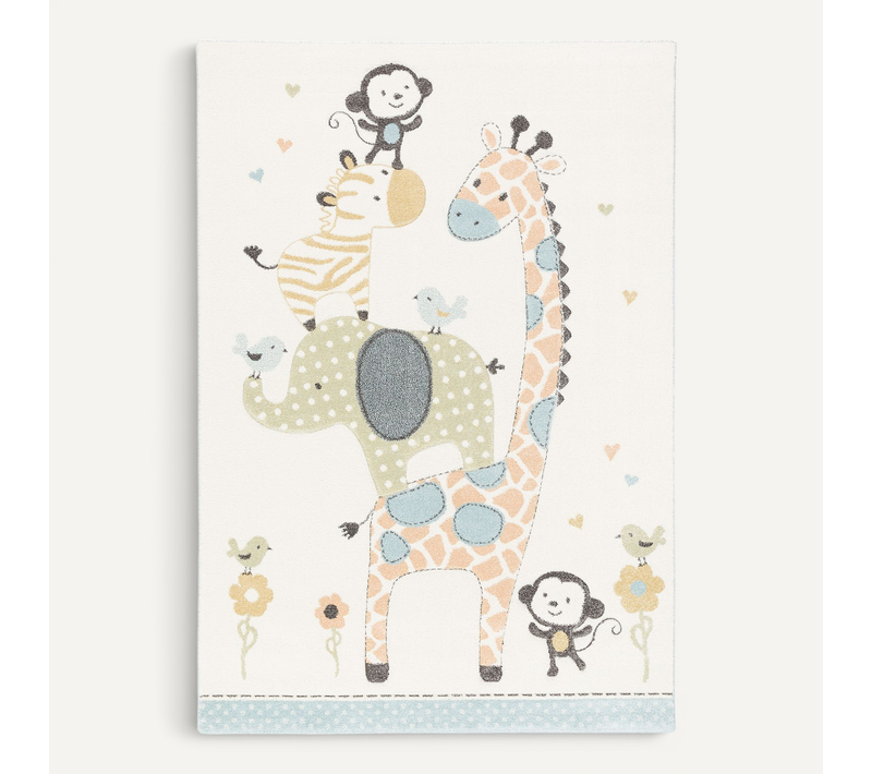 Tapis Maui Kids Pour Enfants Safari Animaux 200x290cm