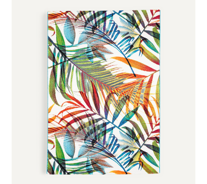 Tapis Faro Tropical Branche 80x150cm Multicolore