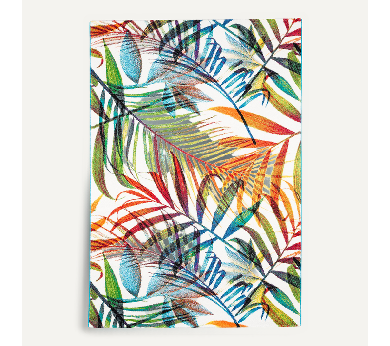 Tapis Faro Tropical Branche 140x200cm Multicolore