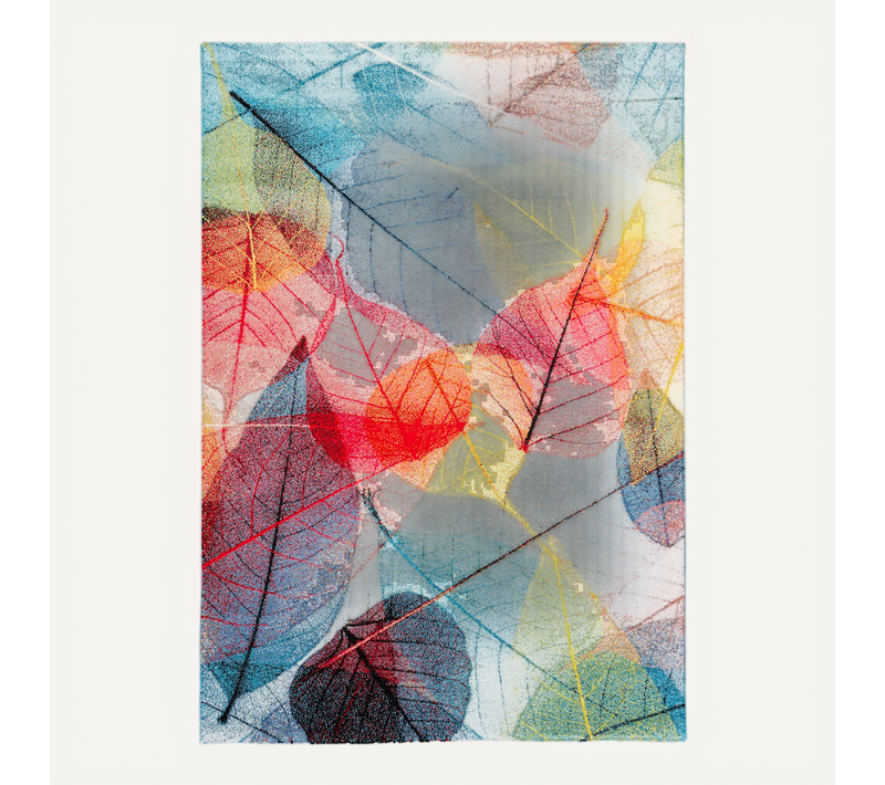Tapis Faro Tropical Feuilles 140x200cm Multicolore