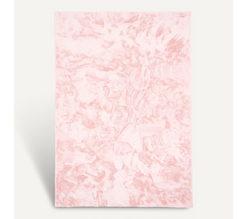 Tapis En Fourrure Plush 90x160cm Rose