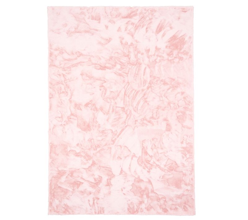 Tapis En Fourrure Plush 180x250cm Rose