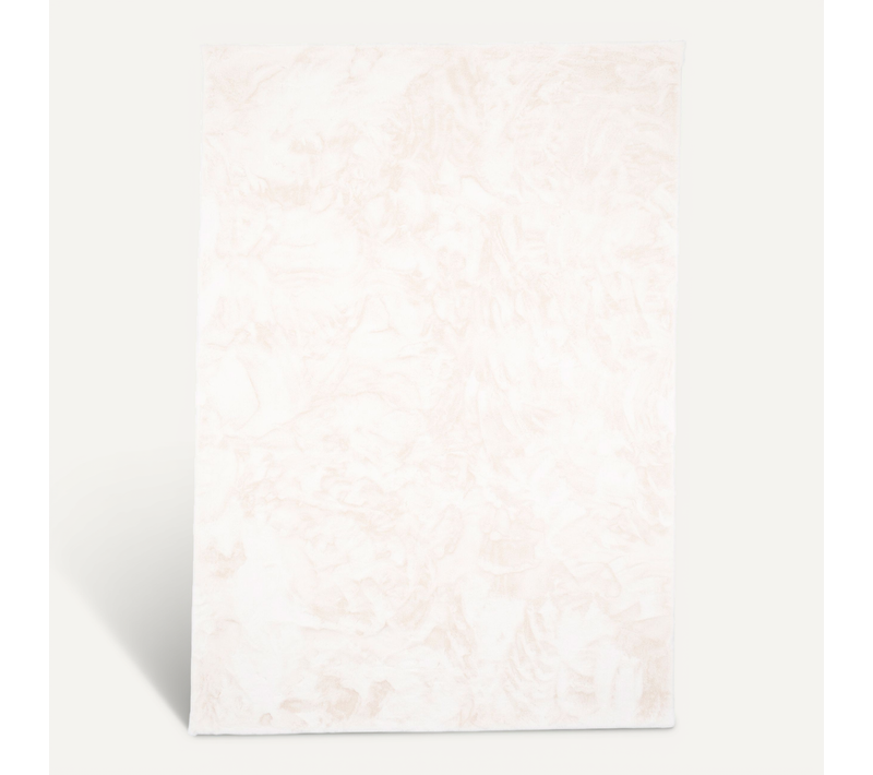 Tapis En Fourrure Plush 160x230cm Blanc