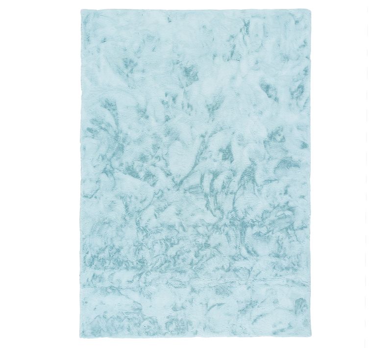 Tapis En Fourrure Plush 140x180cm Turquoise