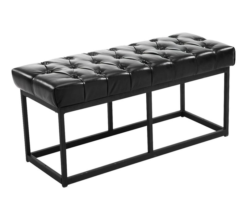 Banquette Amun B Similicuir Noir /100 Cm