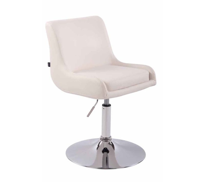 Chaise Lounge Club En Similicuir Blanc
