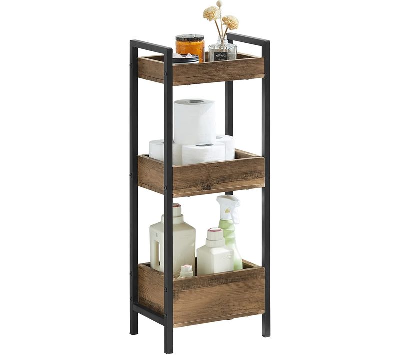 Etagère De Salle De Bain Avec 3 Étages, Frg226-f