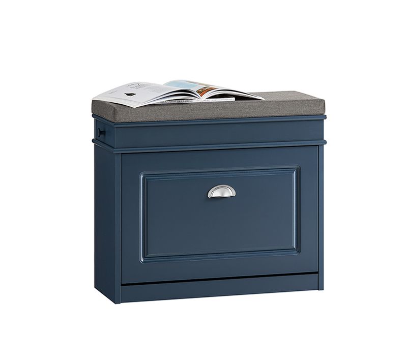 Rangement Pour Chaussures, Armoire à Chaussures, Meuble D'entrée,bleu,fsr82-k-b