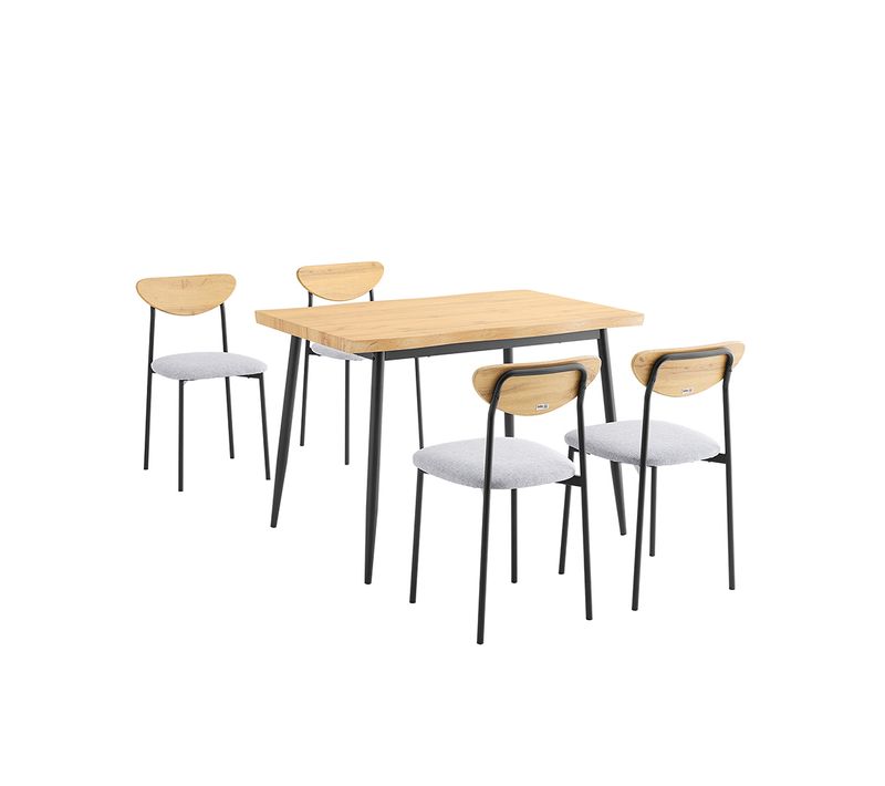 Ensemble Table Et 4 Chaises Pour Petits Espaces Ogt52-n