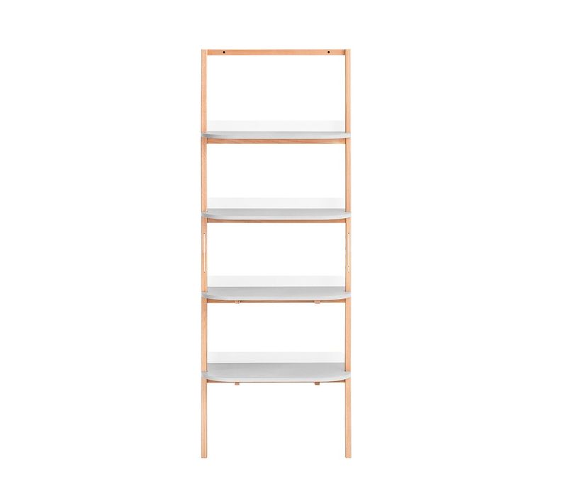 Bibliothèque à 4 Étagères 65x38.2x169.3cm Nordique Hstr02-hg