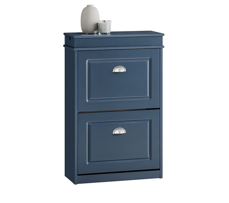 Meuble Chaussure, Meuble D'entrée, Meuble De Rangement à Chaussures Armoire,bleu, Fsr78-b