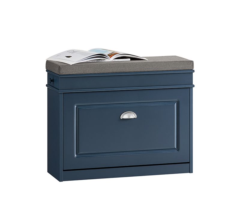 Rangement Pour Chaussures, Armoire à Chaussures, Meuble D'entrée,bleu,fsr82-l-b