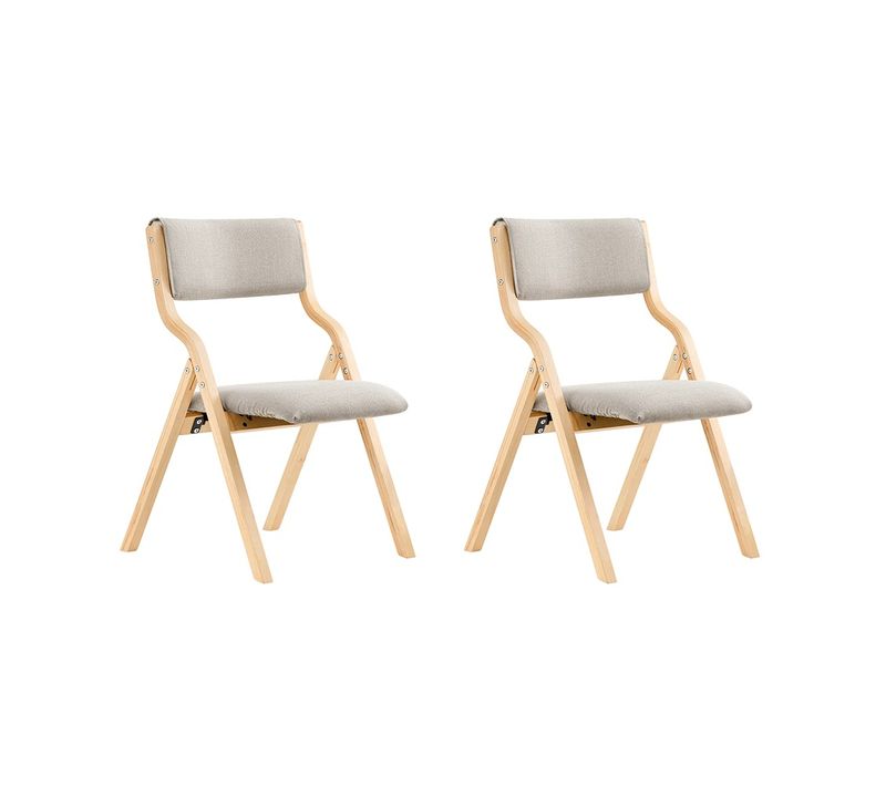 Chaises Pliantes Par Lot De 2 Classique 48 x 54 x 80 Fst40-hgx2
