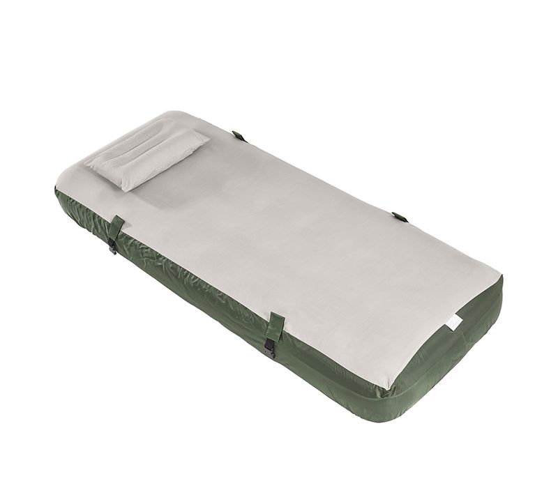 Lit Gonflable Chaise Longue Vert Foncé 191x76x22cm Ogs32-ii-gr-p01