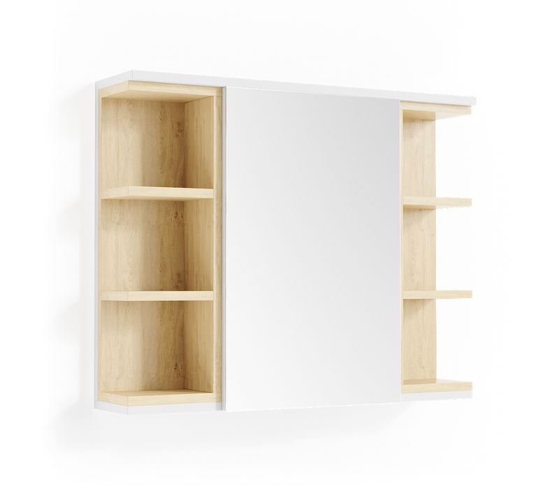 Armoire De Toilette Aquis 36070 Blanc 79.6x64cm
