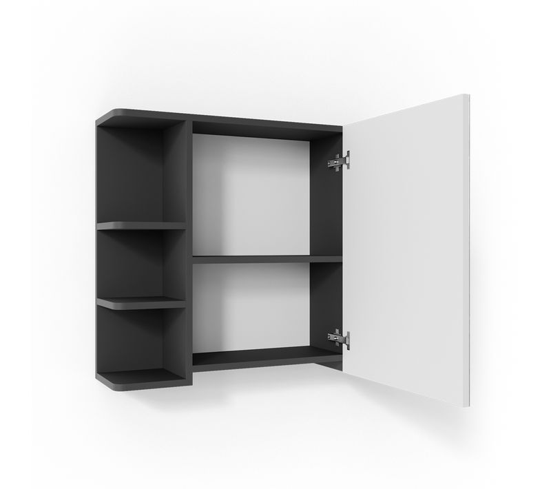 Armoire De Toilette Fynn 30173 Anthracite 79.6x64cm