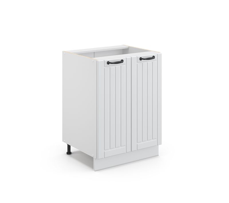 Meuble Bas De Cuisine Fame-line 36010 Blanc Campagne 60cm Sans Pt