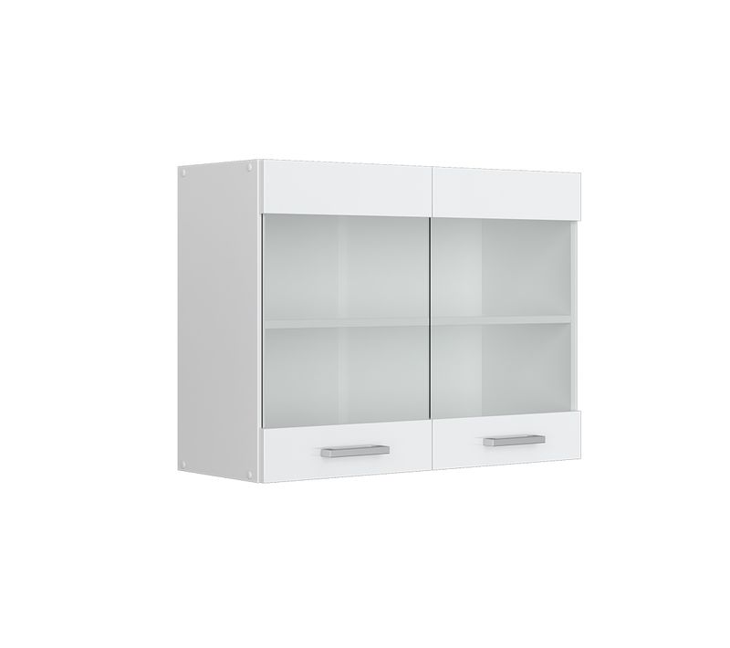 Armoire En Verre R-line 36569 Blanc Campagne 80cm