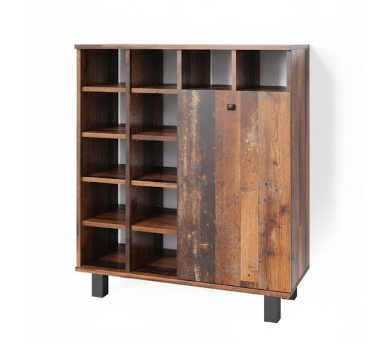 Armoire De Salle De Bain Fynn 36626 Chêne Rustique 78.4x91.6cm