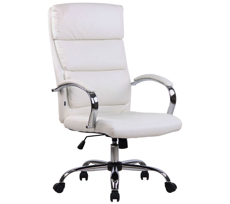 Fauteuil De Bureau Bradford Blanc /similicuir