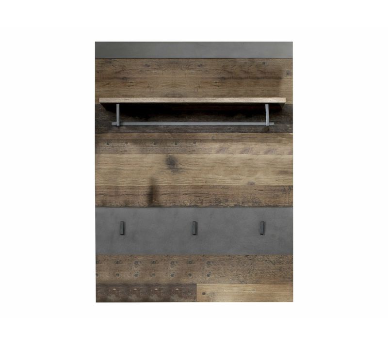 Porte-manteaux - Bois/gris - 80/106/28
