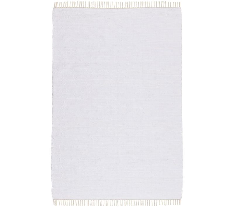 Tapis Réversible En Coton Happy Cotton 60x120 Cm - Blanc