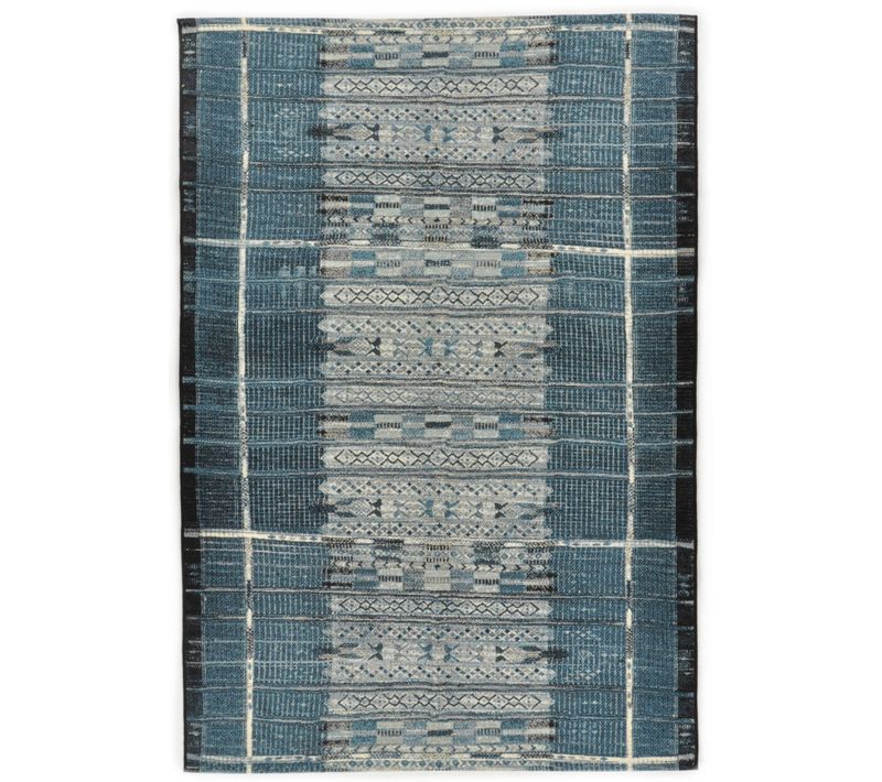 Tapis Pour Intérieur Et Extérieur Aurora 200x285 Cm - Bleu
