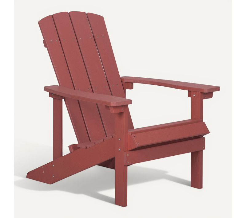Chaise De Jardin Bois D'ingénierie Rouge Adirondack