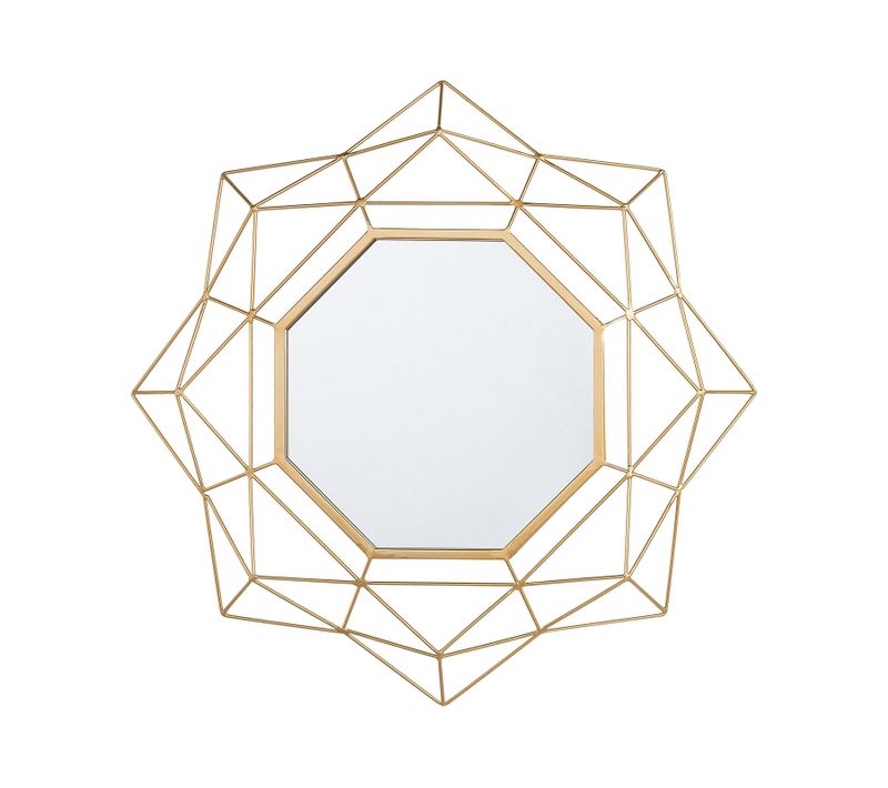 Miroir 60 Cm Doré Hillion