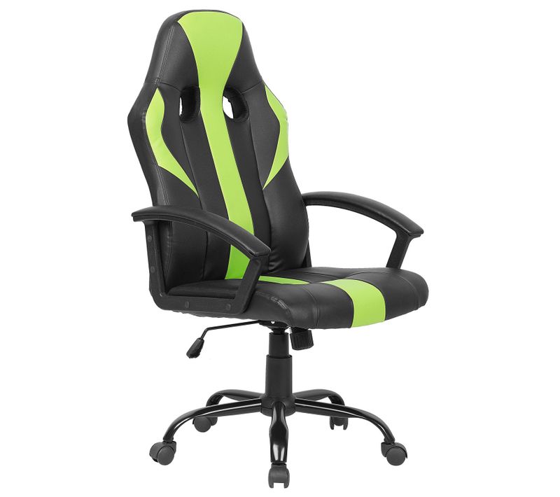 Chaise De Bureau Cuir Pu Vert Citron Success